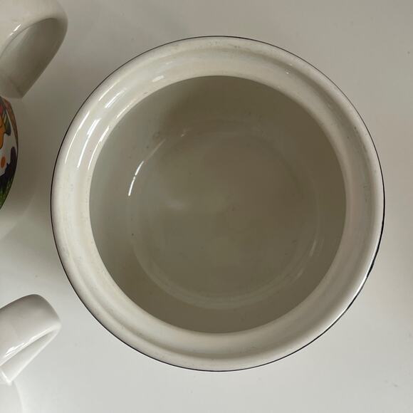 Vitromaster 1991 Metropolitan 4 Coffee Cups, Sugar Bowl & Lid Abstract Art - Picture 8 of 16